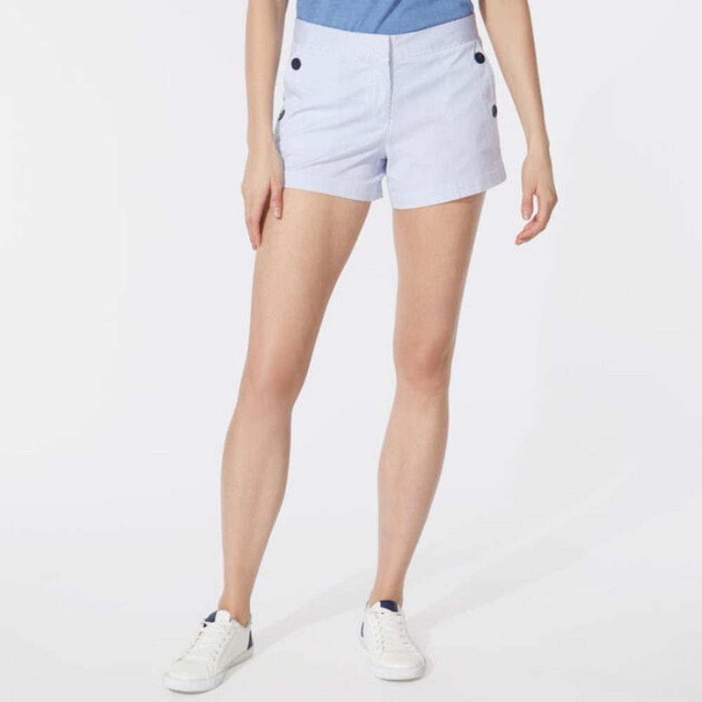Nautica 4" Striped Stretch Twill Sailor Shorts